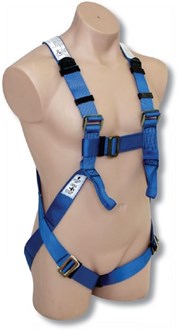 FULL BODY HARNESS- REAR AND LOWER FRONT ANCHOR POINTS - STANDARD BUCKLE